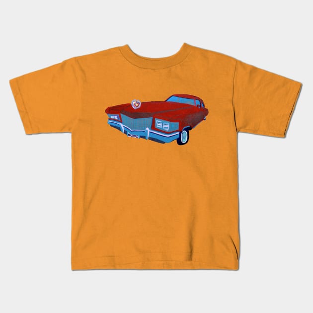 How Many Tons of Detroit Steel Kids T-Shirt by SPINADELIC